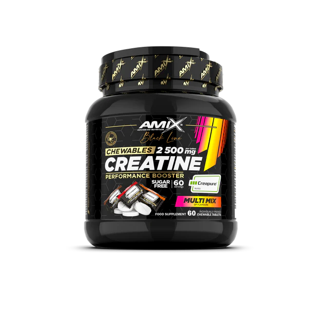 Creatina Creapure formato masticable - Black Line