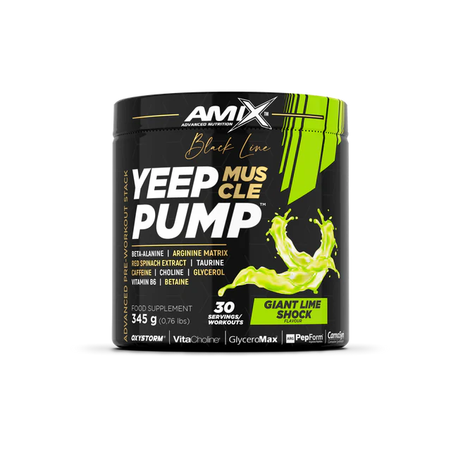 Pre-entreno Yeep Pump Con Cafeína 345gr – Black Line