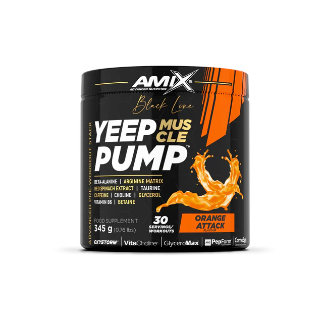 Pre-entreno Yeep Pump Con Cafeína 345gr – Black Line