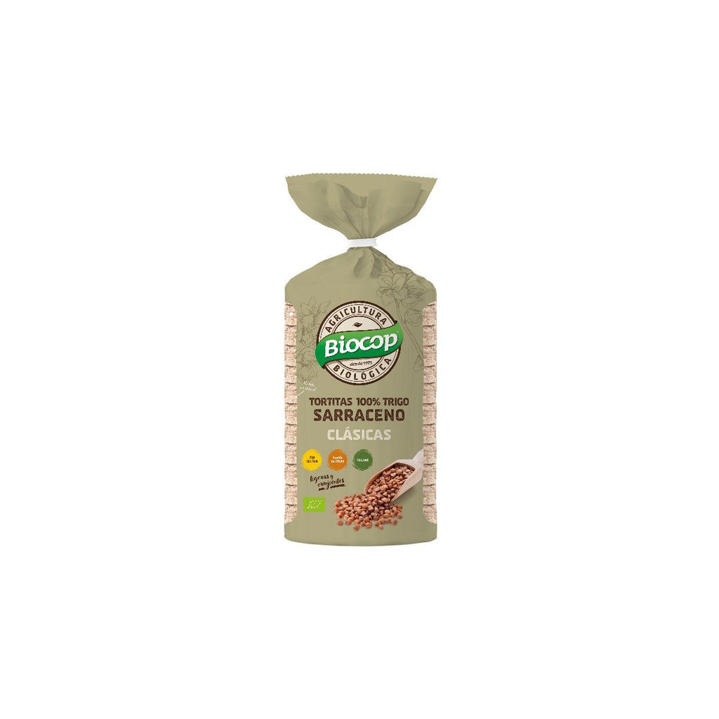 Tortitas 100% de trigo sarraceno Biocop 100g